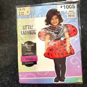 Little Ladybug- Halloween Costume- Size: Infant 12M-24M- New- RRR Halloween Kids